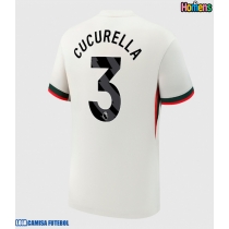 Camisa de Futebol Chelsea Marc Cucurella #3 Equipamento Secundário 2025-26 Manga Curta